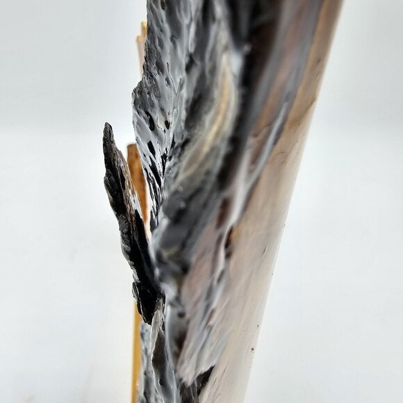 Vintage Hand Carved Wood 9/11 Tribute Memorial Sculpture Remembrance Handmade - Picture 4 of 16